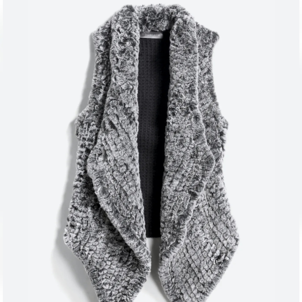 Women's Bagatelle faux fur vest - so soft
